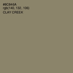 #8C846A - Clay Creek Color Image